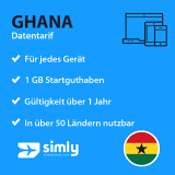 Ghana Daten SIM-Karte