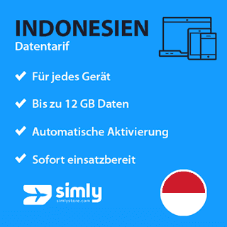 Indonesien Daten SIM-Karte