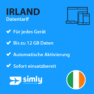Irland Daten SIM-Karte