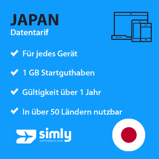 Japan Daten SIM-Karte