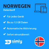 Norwegen Daten SIM-Karte