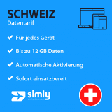 Schweiz Daten SIM-Karte